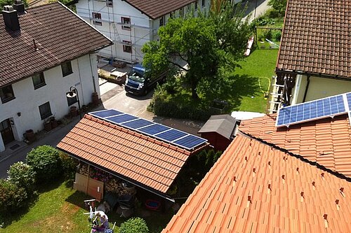 Photovoltaik auf Privathaus