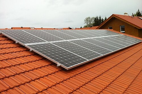 Photovoltaik auf Privathaus